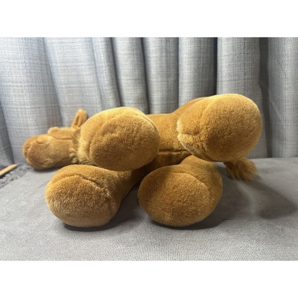 VTG Passport Plush Toy Camel Stuffed Animal Brown Weighted Feet Posable - Picture 6 of 13